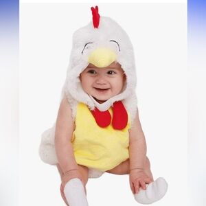 6-12 Months Baby Chicken Costume with Hood NWT